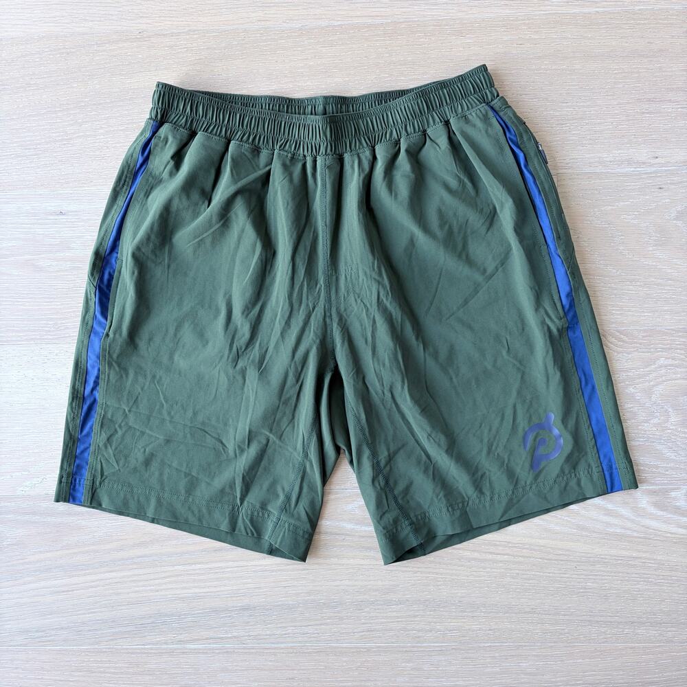 Fourlaps x Peloton Advanced 9" Training Shorts Green Navy Large